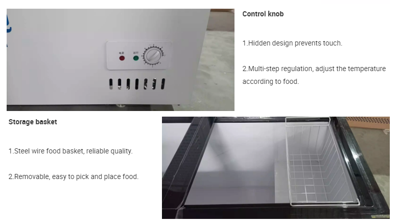 Commercial Horizontal Deep Freezers Freezers For Sale With Double Doors