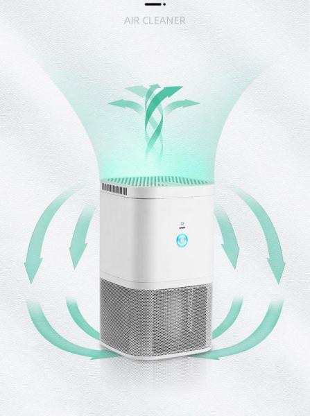Air Purifiers for Home with HEPA Filter, Quiet Air Filter for Allergens, Hepa Air Purifier for Dust Hayfever Pollen Smok