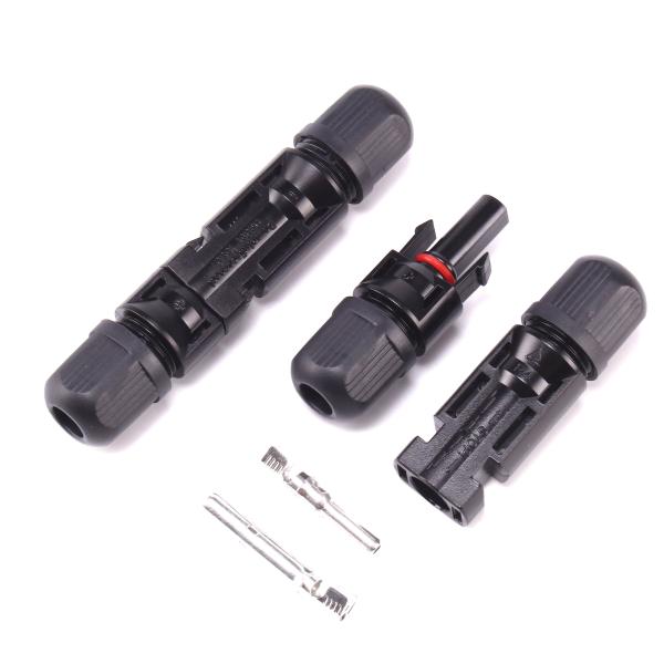 30A Solar PV Connector IP67  Waterproof 1500V DC Electrical 4mm Wire