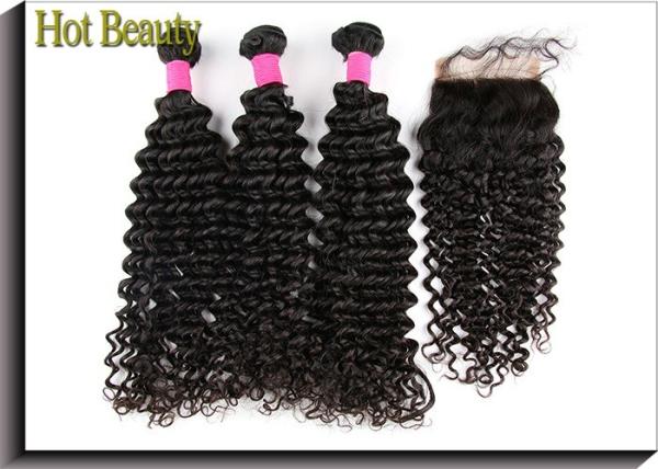 Full End Brazilian Hair Bundles , Chemical Free Hair Extension