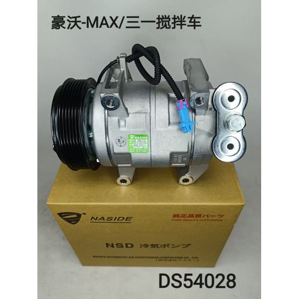 Auto AC Conditioning Compressor For Howo Sany mixer truck SHACMAN TRUCK TH7 TX MAX 6PK 24V