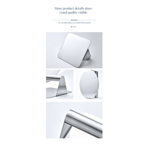 Square Design Non-Stick Stainless Steel Burger Press Easy Grilling Fabric Tool/Apron