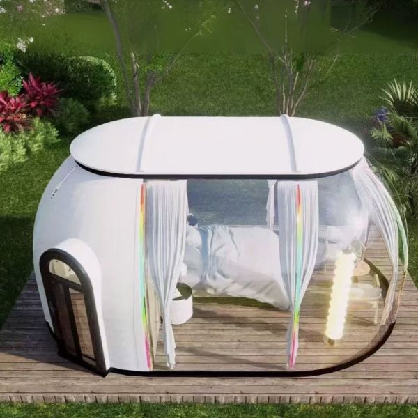 PC Standing Garden Room Four Season Glass Bubble Houses for Hotel Business Trips