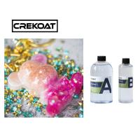 Resina de cola Epoxy clara de alto brilho inodora segura Crystal Art Resin Kit BPA livre
