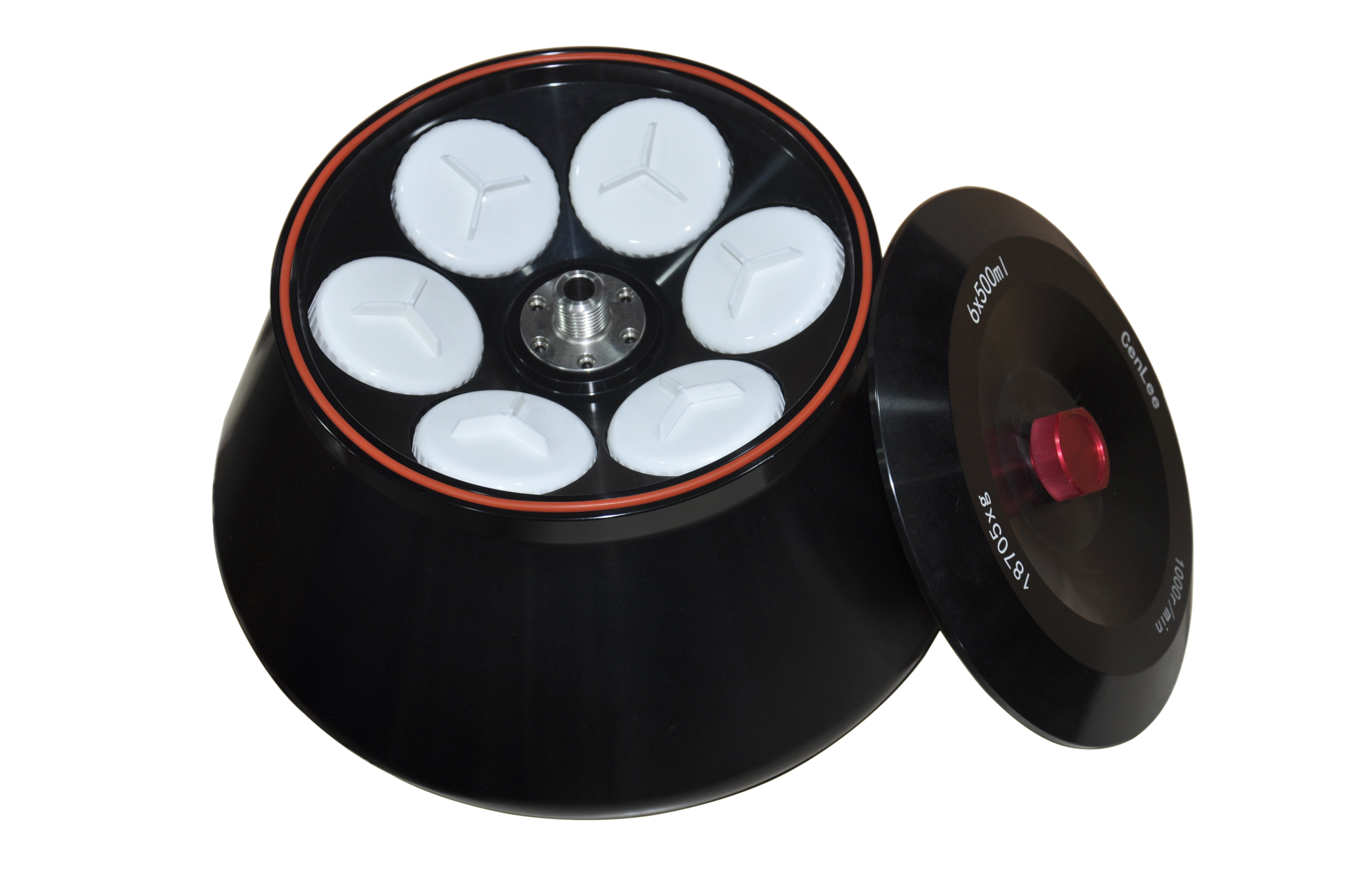 Factory CE 6000rpm 6x500ml Angle Rotor Floor Standing Centrifuge for Media Clarification Bacteria Separation Lab Industrial Use