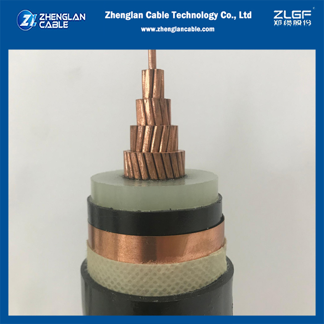 18/30kv STA бронированный MV кабель питания одноядерный 1x120mm2 CU/SC/XLPE/SC/CTS/FR-PVC