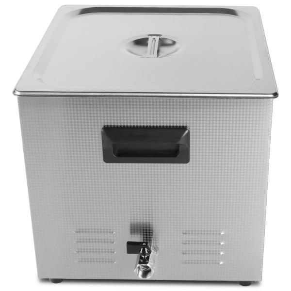 Professional 15L Ultrasonic Cleaner with Encoded Timer Heater Basket Multi-Application for Jewelry Glasses Chains Watches