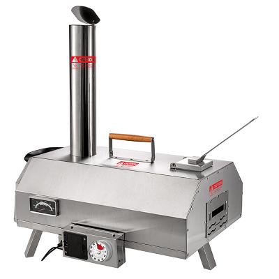 Forno automático rotativo de pizza ao ar livre 12 Fabricante de máquina de pizza fora do quintal de acampamento