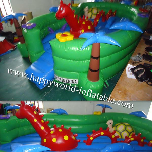 Indoor inflatable playground , kids inflatable obstacle course , inflatable fun park city