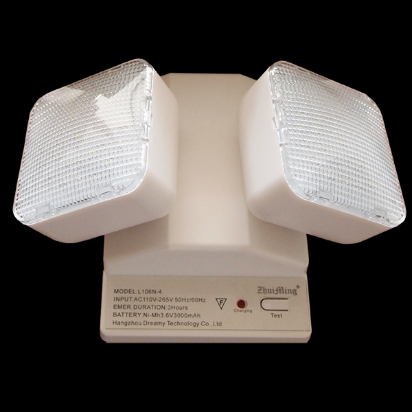 110V 220V Non Maintained Self Testing Emergency Light PC Casing TL030CN