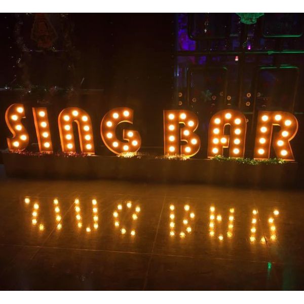 KooSion outdoor metal letter luminous signs