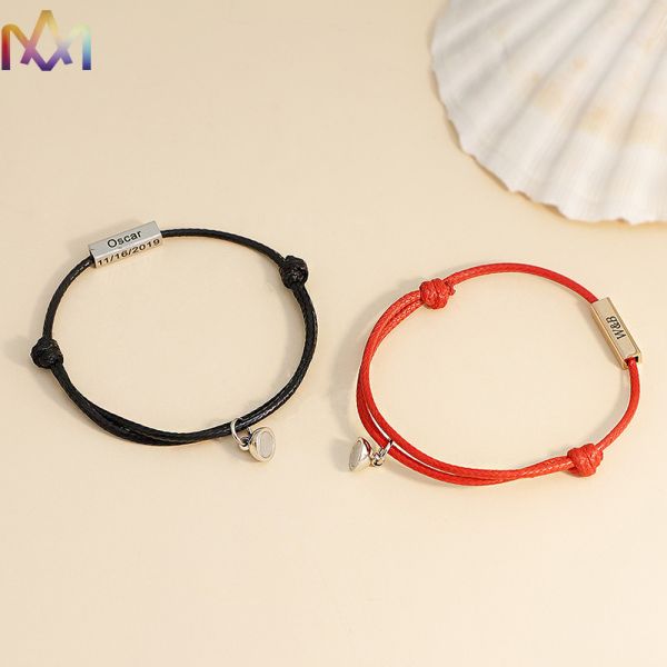 Handmade заплетенные SS304 соединяют браслет имени Адвокатуры для любовника