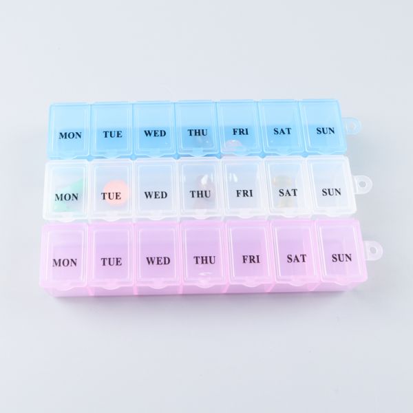 Мини портативная пластиковая коробка таблетки организатора таблетки для пользы ежедневных и перемещения