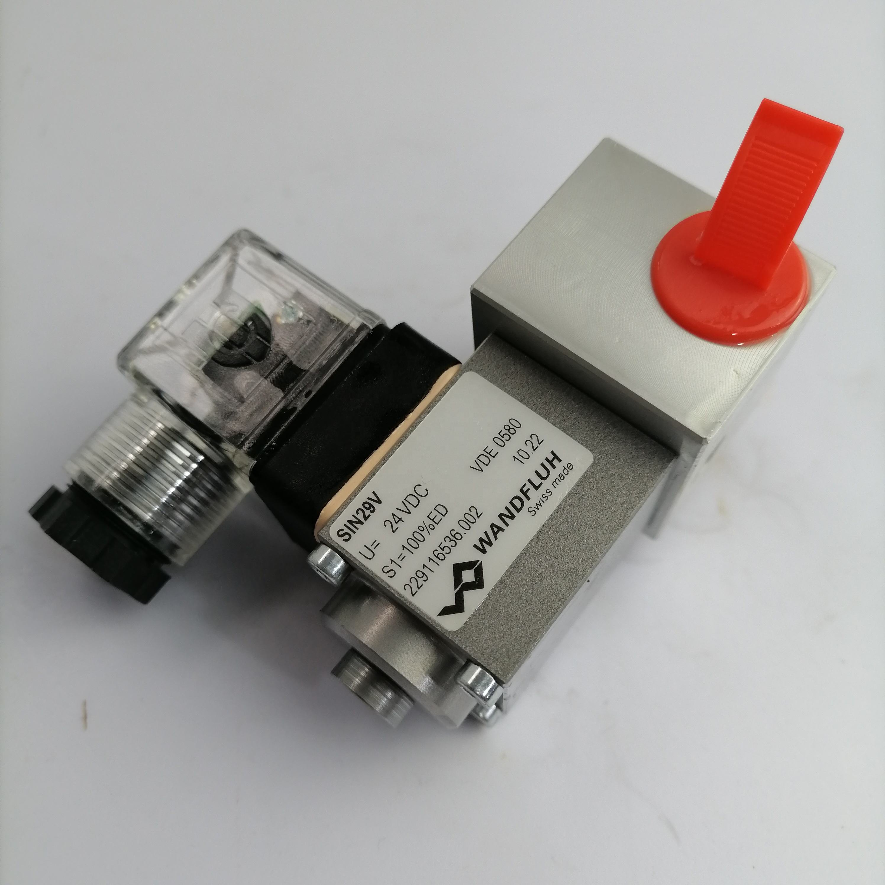 WANDFLUH M2203-G24-C HYDRAULIC SOLENOID VALVE 24V DC DIRECTIONAL CONTROL VALVE