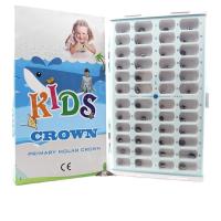 Good Preformed Primary Molar Temporary Kit Stainless Steel Metal Material Dental Kids Crown 48sizes Shelf Life 2 years