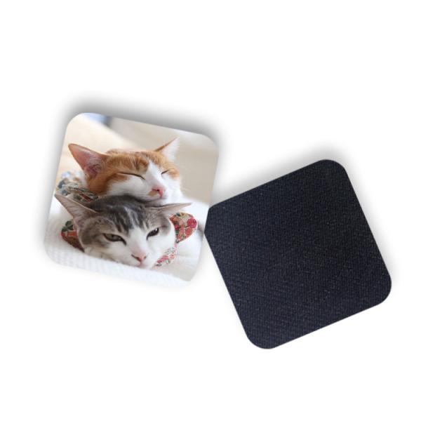Round Shape Drinking Cup Coaster 3d Lenticular Picture With Pearl Film Back