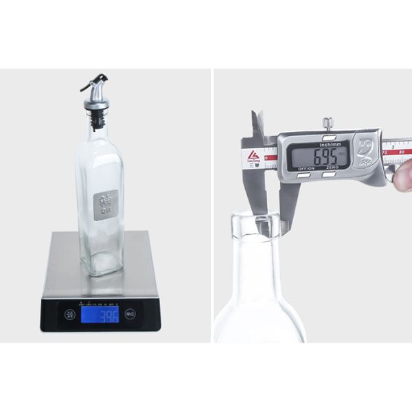 Бутылка оливкового масла соуса уксуса пустая, квадратная бутылка оливкового масла с распределителем масла