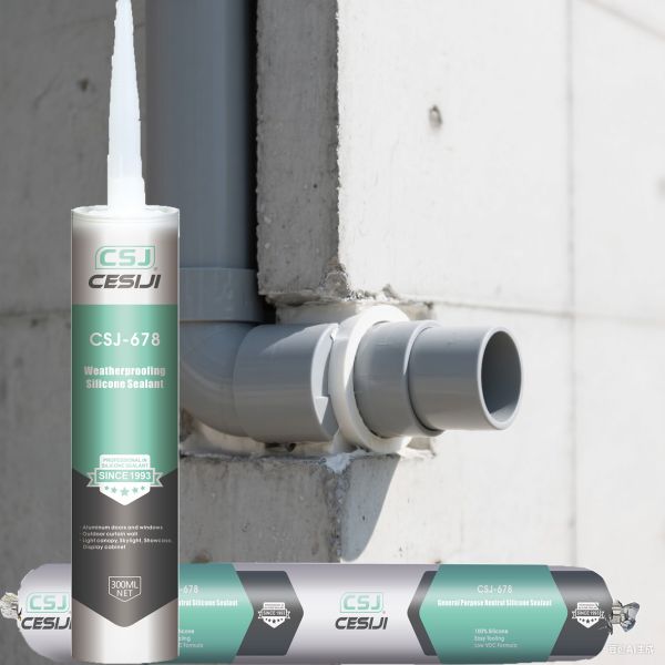 Flexible Weatherproofing Silicone Sealant UV Ozone Resistant For Concrete