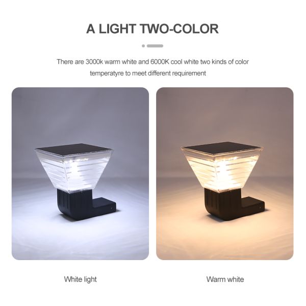 стена СИД 3000k 6000k солнечная освещает на открытом воздухе со светящей батареей