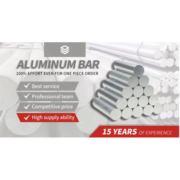 TISCO 7075 T6 6063 T5 Round Solid Aluminium Bar ASTM B209 JIS H4000