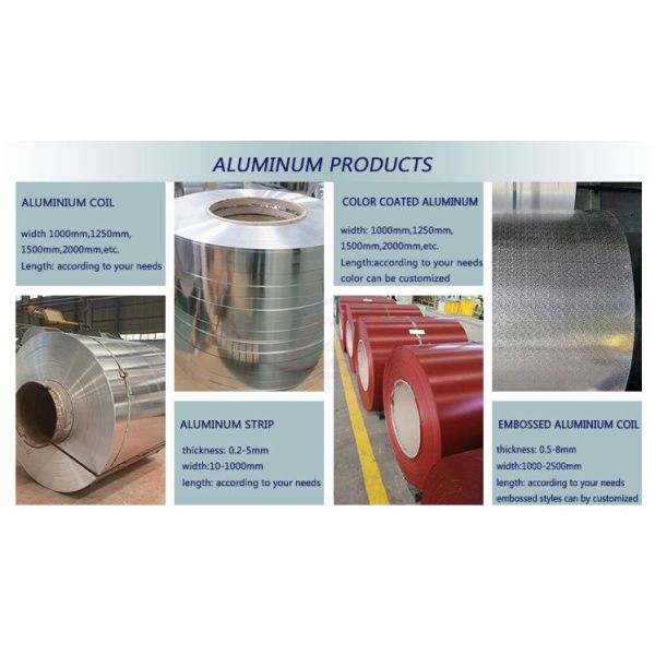 Colored Alloy 1100 Aluminum Coils for Shandong 3003 3105 5152 Product Introduction of Building Material