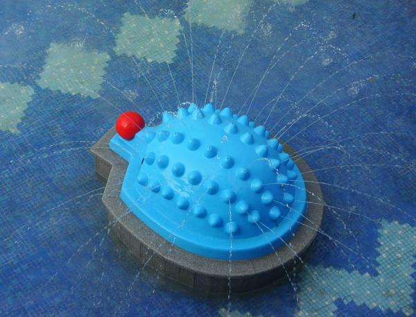 Water Playground Equipment，Fiberglass Hedgehog Spray Aqua Play Game
