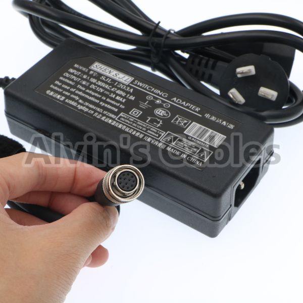 Переходник силы 12 Пин Хиросе женский для камеры 12В 3А АВТ ГИГЭ промышленной Соны