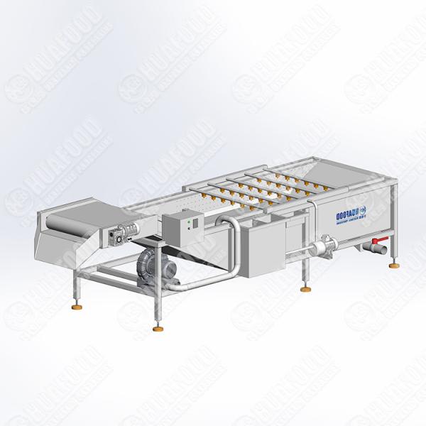 Professional 500-800 Kg/H Potato Peeling And Washing Machine Small Capacity