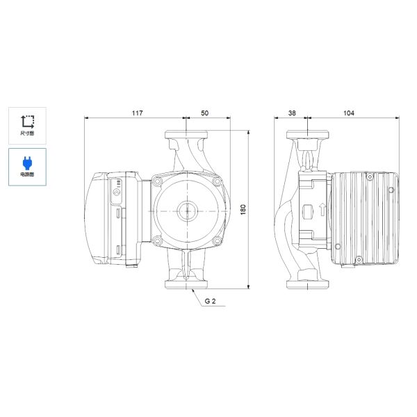 Pompes de circulation de l'eau chaude pour le ménage