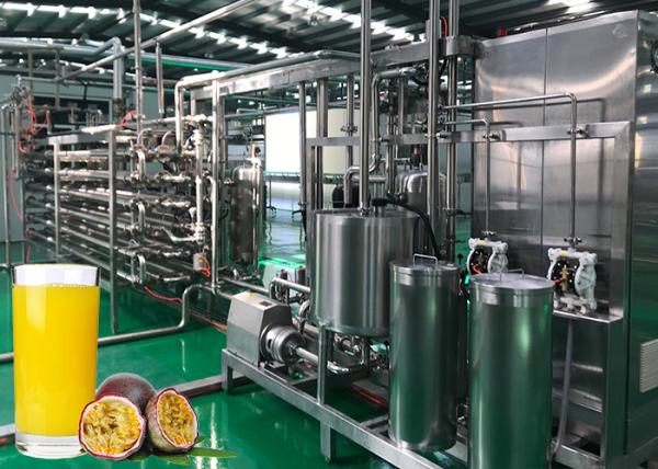 Organic passion fruit processing line, all made of 304 stainless steel