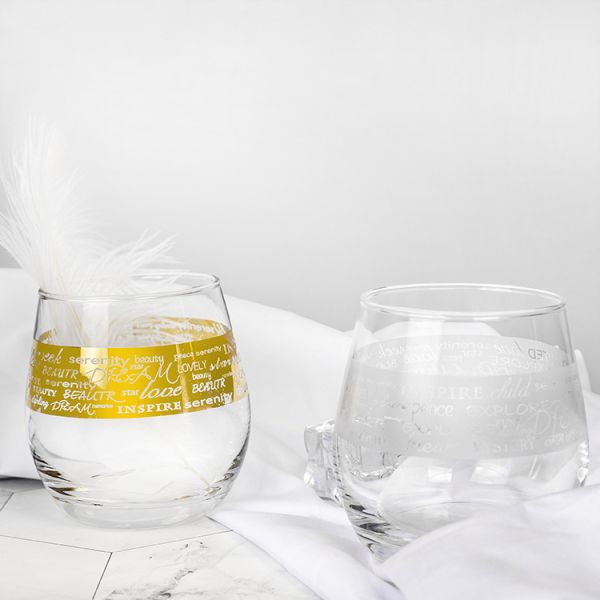 Fashion New Clear Glass Wine Glass Set Lead Free Crystal Glass Gift