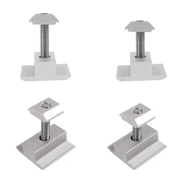 Sturdy Solar Panel Mid Clamp Weatherproof For PV Mounting Systems