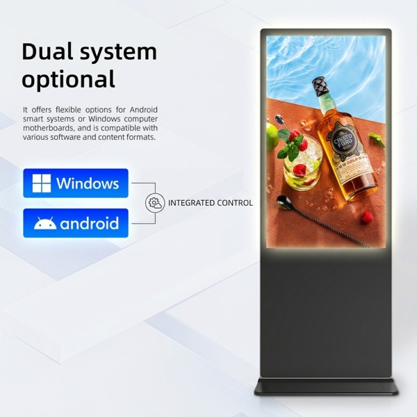 32 Inch Wall Mounted LCD Digital Signage Manufacturing Plant Display Interactive Capacitive Touch Full HD