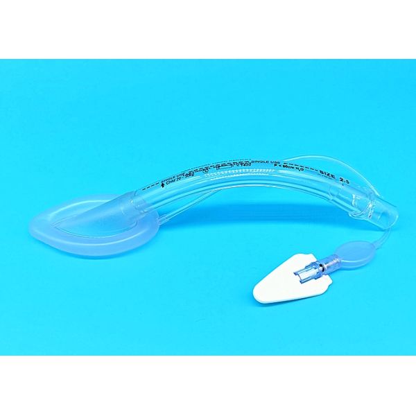 Hospital / Clinic Disposable Laryngeal Mask Medical Silicone Material Non Toxic