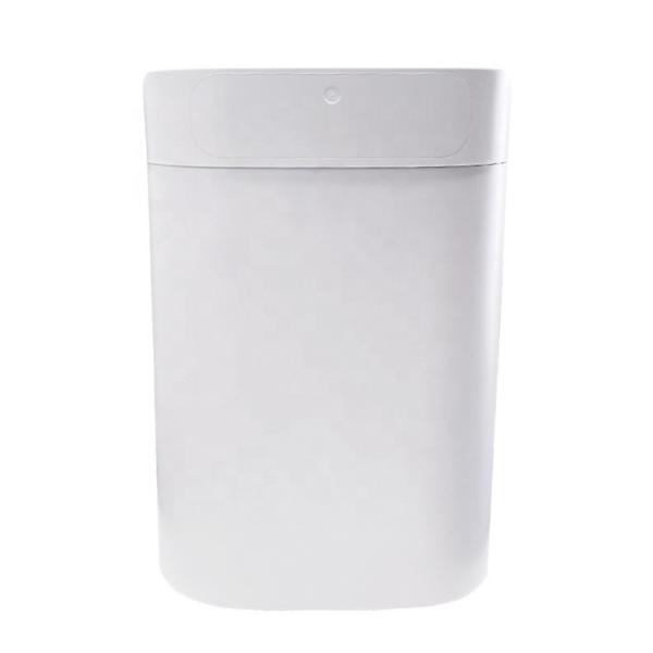 20L poubelle intelligente poubelle de bureau rectangulaire avec couvercle et plateau à échelle