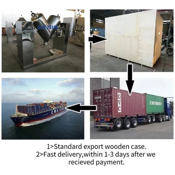 Máquina de mezcla de mezcladoras de alta velocidad para mezclar polvo fino