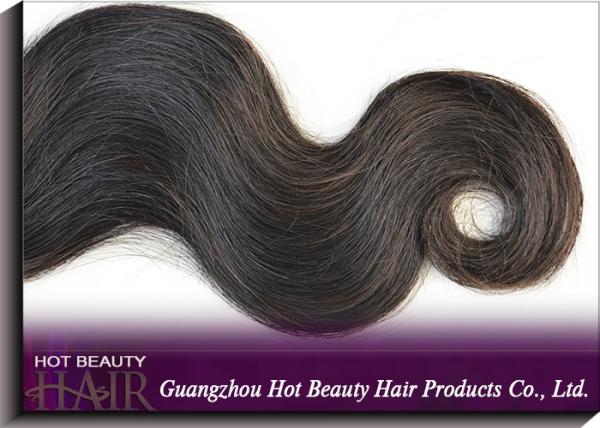 10“ - 30” Virgin Peruvian Body Wave Hair Extensions Natural Black