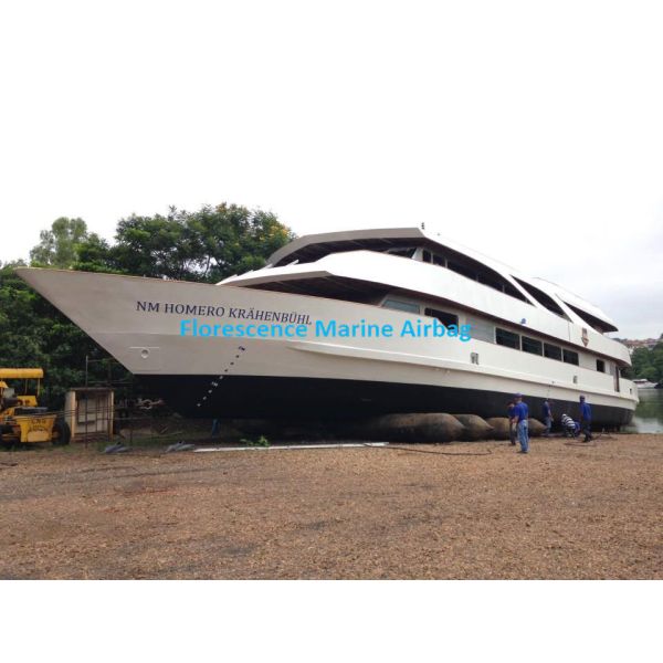 Heavy Duty Ship Launching Balloon Rubber Airbags With Free Fittings