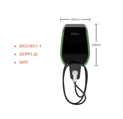 7kw Or 22kw Ac Ev Charger Single Phase Type 2 Charging Stations Wallbox
