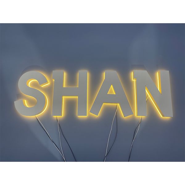 Latest Design Led Small Channel Letters Wall Mount Acrylic Sign Board Words