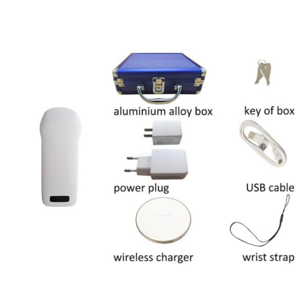 128 Elements Medical Hospital Equipments Color Doppler Portable Wireless Ultrasound Machine 3 In 1
