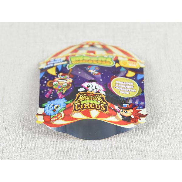 Food Grade Plastic Shaped Pouch 3 Side Heat Seal High Barrier Capacity