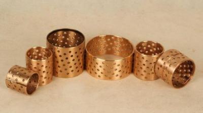 Standard Metric Size Oil Free Bearing , Hydraumatic CuSn8P Cast Bronze Bushings