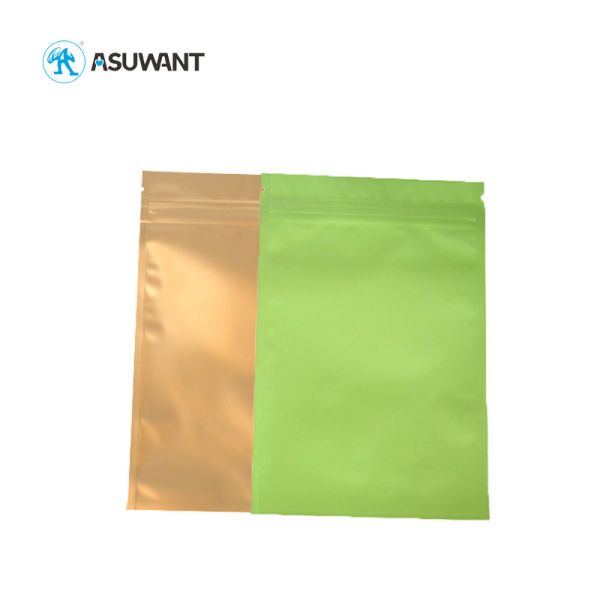 Multi Colored Aluminum Foil Bag Plastic Zipper Smell Proof Mylar Bags