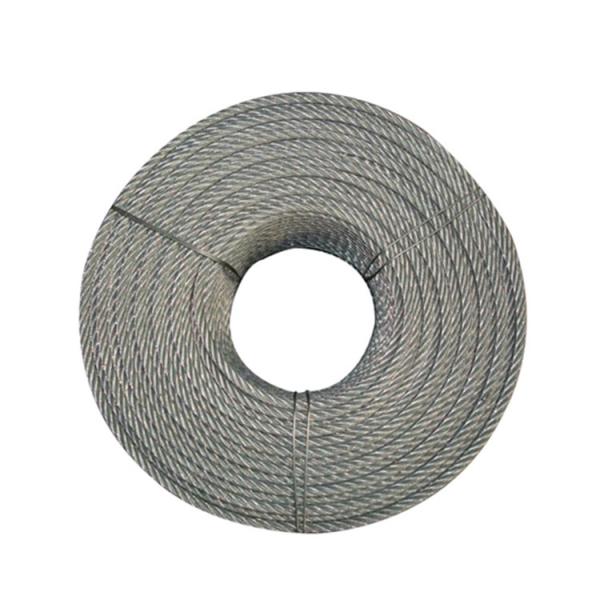 Cable d'avion galvanisé à haute résistance à la corrosion 1/16 pouces pour les applications industrielles