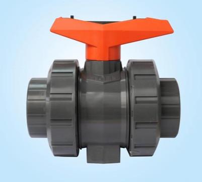 GF PVC - U/EPDM354 Compact Electric Ball Valve, 3/4 NPT Threaded, NSF Certified for Industrial Water Treatment