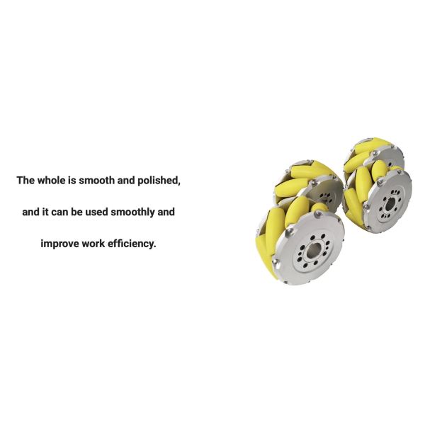 Customizable Heavy Duty Mecanum Wheels 600Kg Load Capacity Omni Direction Wheel