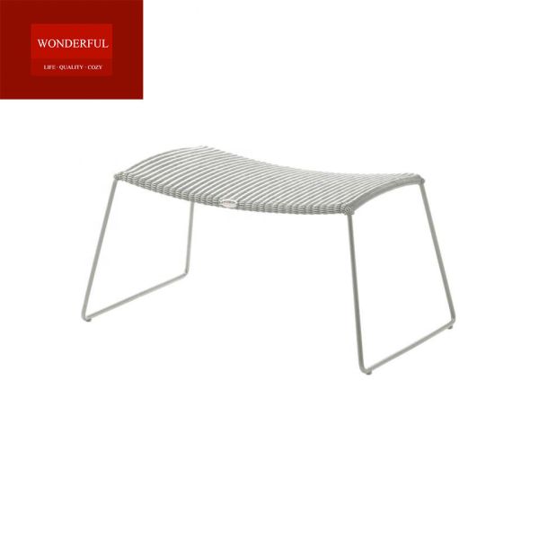Outdoor Furniture Grey Rattan Rope Chair for Hotel Outdoor Relaxation
