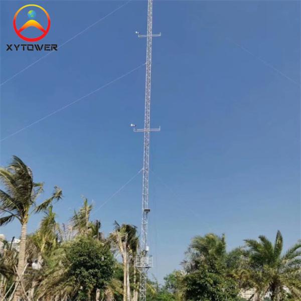 Self-supporting Guyed Wire Telecommunication Cell Gsm 4g 5g Antenna Bts Mast Tower