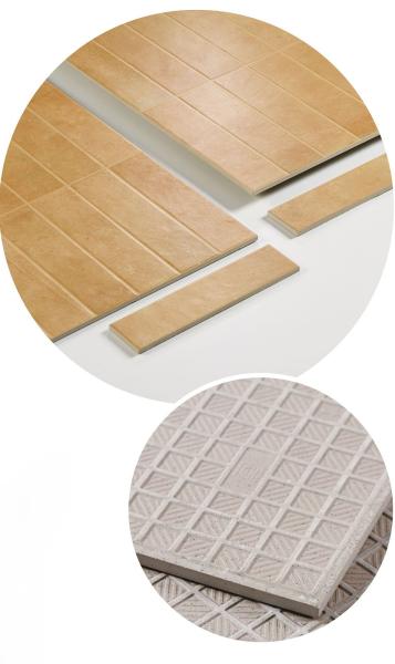 Non-Slip Ceramic Wall Tiles 400x800mm Light Brown AAA Grade